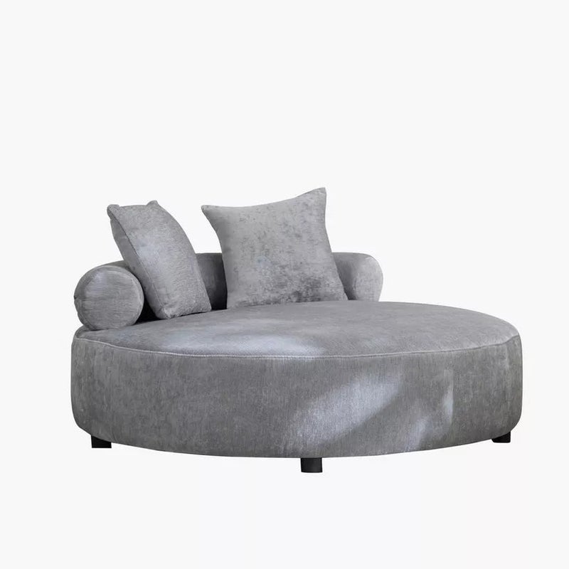 Bless Night Velora 2-Seater Fabric Chaise Lounge – Modern Couch with Cushions, Foam & Pocket Spring Seating